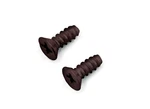 Fhc 6" X 3/8" Flat Phillips Undercut Screws For Showcases Dark Bronze 10 Pack. Fixed Price $5.87.