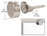 Crl MC02BN Brushed Nickel Round Mirror Clip Set. Fixed Price $23.77.