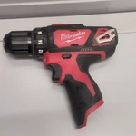 Milwaukee 2407-20 Cordless Drill/driver 12V 3/8" Keyless Red/black Compact. Fixed Price $30.00.