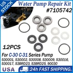 7105742 High And Low Pressure 12MM Water Kit Washer Pump Seals 12P. Fixed Price $15.99.