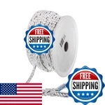 Seachoice Boat Anchor Line Rope 3-STRAND Twisted Nylon White/blue 1/2 In. X 100. Fixed Price $101.07.