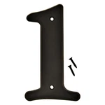 Hy-ko 6" Black Plastic Number 1 (5 Pcs.). Fixed Price $21.89.