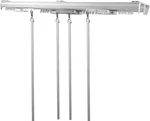 Baton Draw Double White Traverse Rod 66-120 Inch. Fixed Price $246.99.