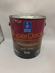 1 Gallon Sherwin Williams Superdeck Solid Color October Brown Exterior Wood.... Fixed Price $20.79.