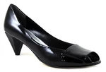 Nine West Women's Bradeton Open-toe Pumps Black Patent Size 5.5. Fixed Price $34.50.