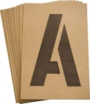 New Hy-ko ST-6 Numbers And Letters Stencil Complete Set 6" Size Crafts 6306211. Fixed Price $6.95.