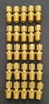 Male Connector: Brass, Compression X Mnpt, " Pipe Size, For Tube Od, Parker. Fixed Price $65.99.