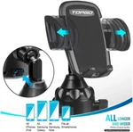 Preowned Topgo Cupholder Car Cell Phone Mount - Color: Black. No Box.. Fixed Price $20.00.