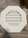 16" Octagon Functional Gable Vent With Screen White 2-PIECE Construction. Fixed Price $24.29.