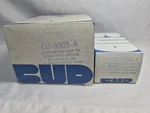 2- Nos Bud Radio Inc. Como Snap Or Screw Type Minibox 5" & 4" Aluminum Usa. Fixed Price $12.49.