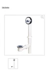 Gerber Bath Drain Trap Lever Chrome 41-510 Pvc. Fixed Price $69.99.