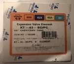 Sporlan KT-43-SC/PC Expansion Valve Element, 60" Capillary Tube. Fixed Price $55.00.