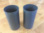 (2) Deslauriers Small Rim Mold 4"X8" Bio-cylinder Concrete Test Cylinders TC-4. Fixed Price $15.95.