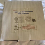 Jullison Led 6 Inch Recessed Gimbal Downlight Kit W/ Junction Box. Fixed Price $24.55.