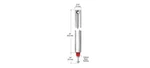 Crl FH2520 25" Tubular Spiral Tilt Window Balance Red Bushing. Fixed Price $17.16.