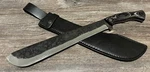 Carbon Steel Machete Full Tang 8MM Thick Blade Sharp Wood Handle Sheath 18.5. Fixed Price $30.00.