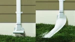 Thermwell DE46WH 46" White Roll Up Automatic Downspout Extenders - 2 Pk. Fixed Price $42.78.