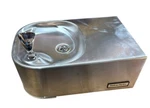 Halsey Taylor Drinking Fountain,wall Mount, 7433003683, Stainless Steel. Fixed Price $495.99.