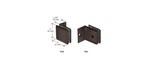 Crl BGC0370RB Oil Rubbed Bronze Fixed Panel Beveled Clamp With Small Leg. Fixed Price $22.29.