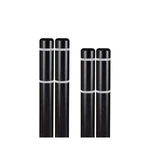 Bollardgard 4" X 52" 4-PACK Cover Innoplast (black White Tape). Fixed Price $220.81.