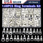 140X Copper Battery Cable End Eyelet Ring Lug Terminal Wire Connector Crimp Kit. Fixed Price $36.96.