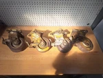 SH6-0-7-XL6 Aerol 360 Swivel Casters With Brakes 1/2 2400LBS. Fixed Price $165.00.