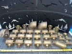 30 Qty! Bulk Mix Lot-mueller Lf NSF61-4 Brass Reducing Tee 1-1/2 3/4. Fixed Price $600.00.