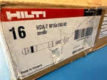Box Of Hilti Hda-t M16X190/40 Galvanized Steel Undercut Anchor 331552. Fixed Price $87.56.
