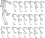 Blulu 20 Pieces Inch Clear Valance Clips Hidden Window Mini Blind For Wo. Fixed Price $14.99.