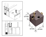 Crl D813DU Dark Bronze Deck Catch For Pass-thru Windows. Fixed Price $10.28.