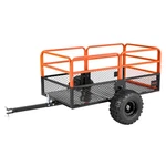 Vevor Dump Trailer 1800 Lbs 28 Cu. Ft Tow Behind Steel Garden Yard Cart. Fixed Price $499.99.