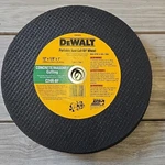Pack Dewalt High Speed Masonry Cutting Cut-off Wheel, 12" X 1/8 DW8026. Fixed Price $35.00.