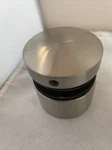 Stainless Steel Inline Design Glass Adapters Min. Hole On 5/8 Set Of 2. Fixed Price $50.00.