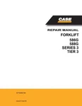 Case 585G, 586G, 588G Forklift Service Manual Repair Shop Book. Fixed Price $89.00.