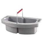 Rubbermaid Commercial 2649GRA 2-COMP. 16" X 9" 5" Caddy Gray New. Fixed Price $40.80.