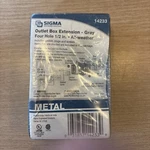 Sigma Engineered Solutions All-weather Outlet Box Extension (model 14233). Fixed Price $10.00.