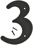 New Hy-ko 30203 Lot Of (5) Black Plastic Large 6" House Numbers # Sale 6055776. Fixed Price $9.95.