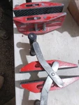 Abaco Machines Industrial Tool Red Heavy Duty Sn: 1009172 Granite Clamps. Fixed Price $300.00.
