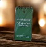 Weathermaxx Waterproof Notepad All-weather Pocket Notebook Green Edc. Fixed Price $14.68.
