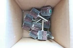 10 Blackstone 1" 1/4" Shank 50 Grit Aluminum Oxide Mounted Flap Wheels. Fixed Price $29.99.