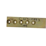 Steel Mounting Bar Plate 5-HOLE Slotted Threaded Edge 9.5 X 2.5". Fixed Price $22.96.
