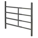 14 In. To 22 21 H Carbon Steel Fixed 4-BAR Window Guard, Black. Fixed Price $60.16.