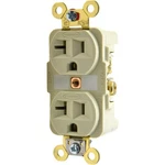 Hubbell Duplex Receptacle HBL5362I 20A, Specification Grade, Ivory *box Of 10. Fixed Price $99.95.