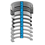 AH142440 Dozer Lift Cylinder Seal Kit Fits John Deere 850B. Fixed Price $34.45.