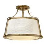 Hinkley Charlotte Light Foyer Semi-flush Mount, Brushed Caramel 3521BC. Fixed Price $399.00.