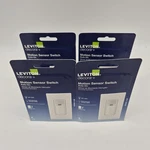 (4) Leviton Decora Motion Sensor Light Switch Single Pole, White R02-DOS02-1LW. Fixed Price $57.95.