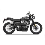 Zard Exhaust S/steel High 2-1 Ful Sys Bk Heatshiel Triumph Street Scramble 17-24. Fixed Price $2139.60.