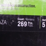 (269-PK) Grip Rite Patio/deck Nails 16D 3-1/2" X 0.148" 16HGRSPD5. Fixed Price $25.77.