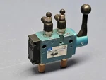 Mac 180001-112-0025 Pneumatic Spool Valve 5/2 Position, Manual Actuated, 1/4". Fixed Price $99.95.