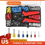 Ferrule Crimping Tool Kit Self-adjustable Wire Crimper Pliers 1200PCS Terminal. Fixed Price $19.99.
